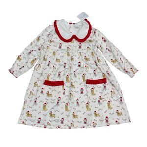 NWT La Luna Size 6 Dog Christmas Dress